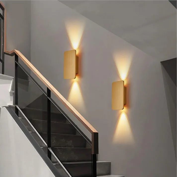 Rectangular Metal LED Indoor Wall Lamp Kalsten