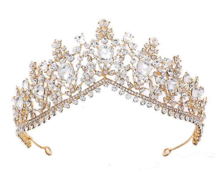Women's Glamorous Tiara with Rhinestone and Crystal Embellishments Kalsten