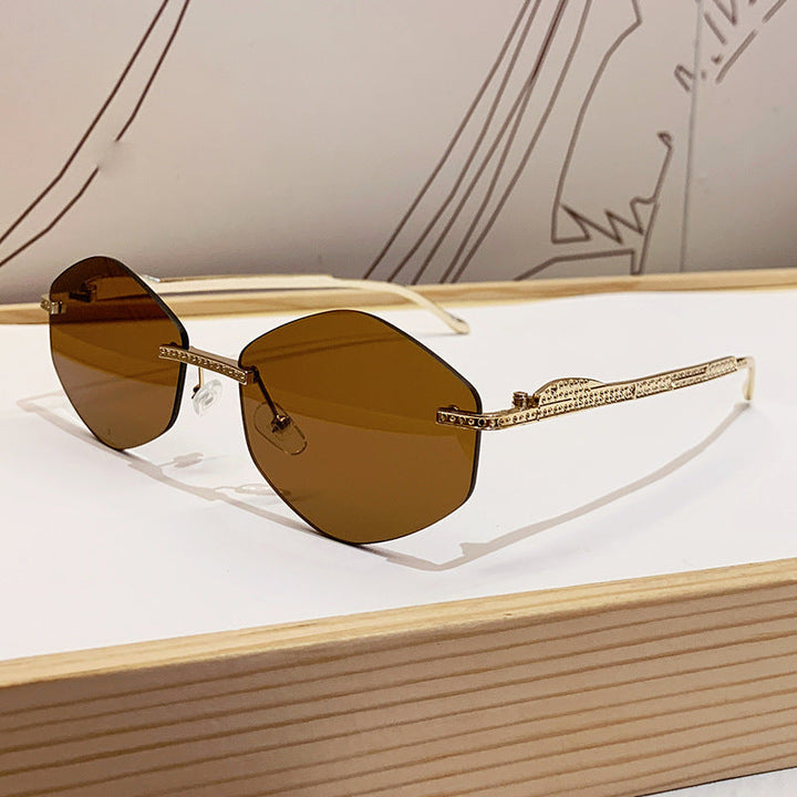 Women's extravagant sunglasses with sparkling accents Kalsten