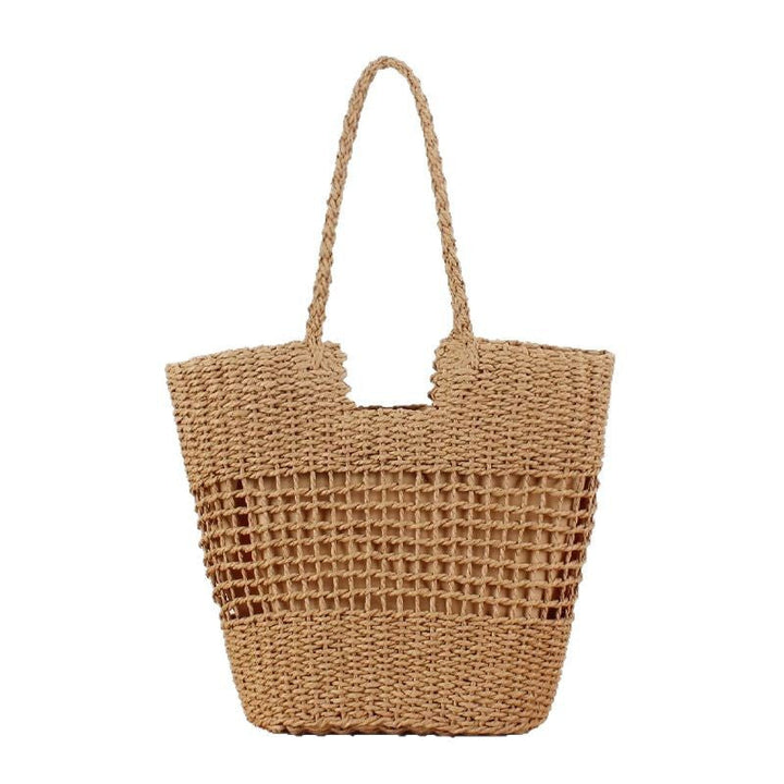 Basket tote bag with modern mesh design Kalsten