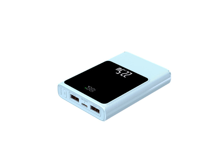 Portable power bank with smart LCD display and dual USB ports Kalsten