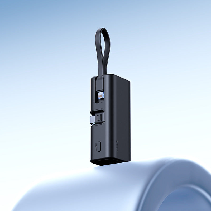 Mini Powerbank with Integrated Charging Cable and LED Display Kalsten