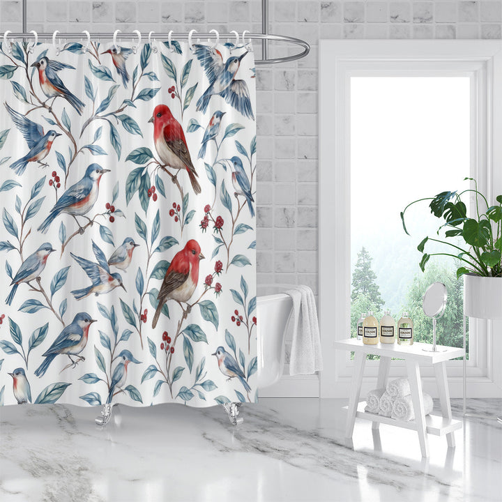 Coastal Marine-Inspired Shower Curtain Kalsten