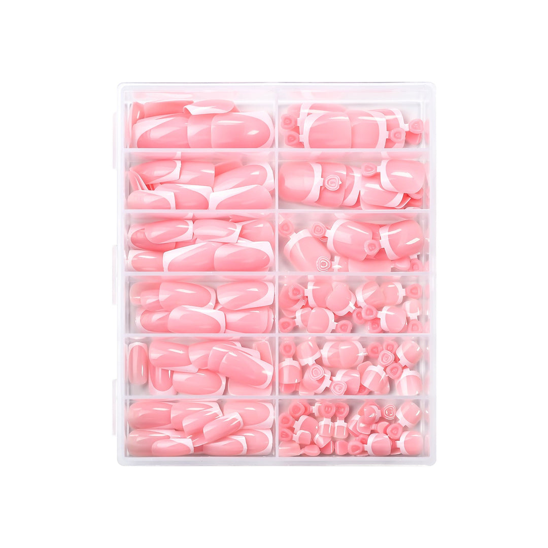 Premium French Tip Press-On Nail Tips Collection Kalsten