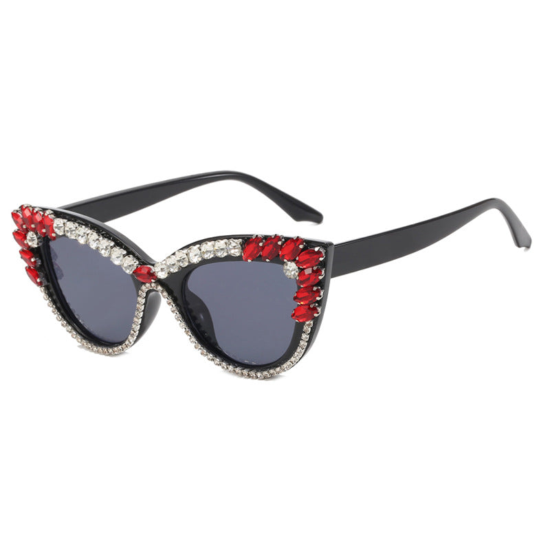 Women's extravagant Cat-Eye sunglasses with sparkling rhinestone embellishment Kalsten