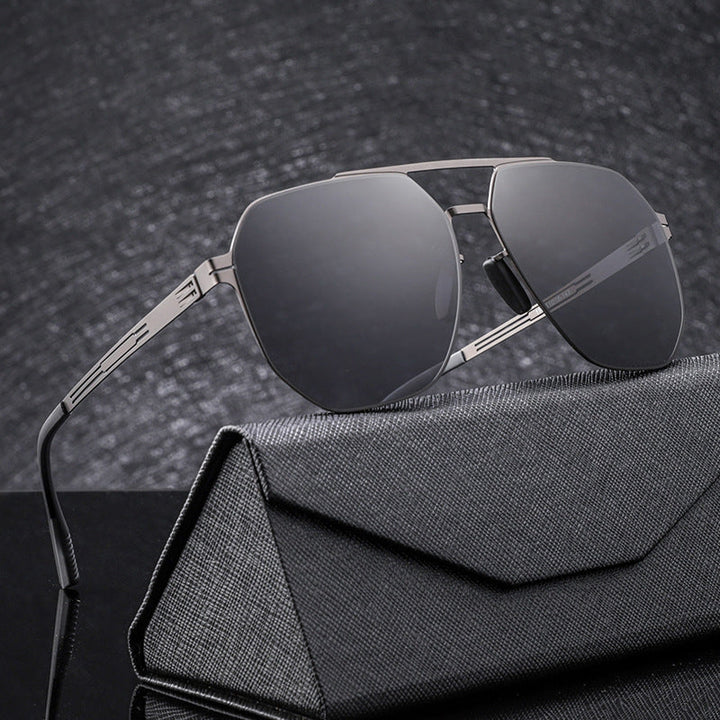 Premium Geometric Frame Sunglasses Kalsten