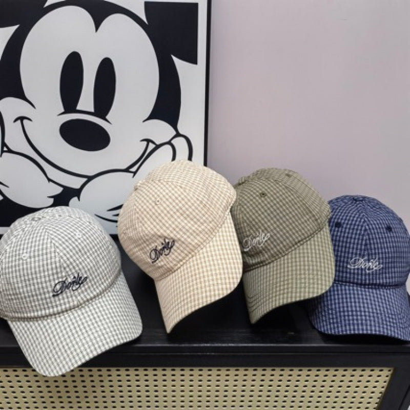 Women's Structured Plaid Baseball Cap Kalsten