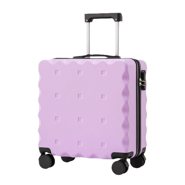 Unisex Compact Hard-Shell Rolling Suitcase with Cup Holder Kalsten