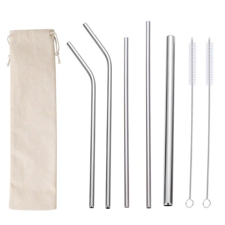 Stainless Steel Straw Set with Cleaning Brushes Kalsten