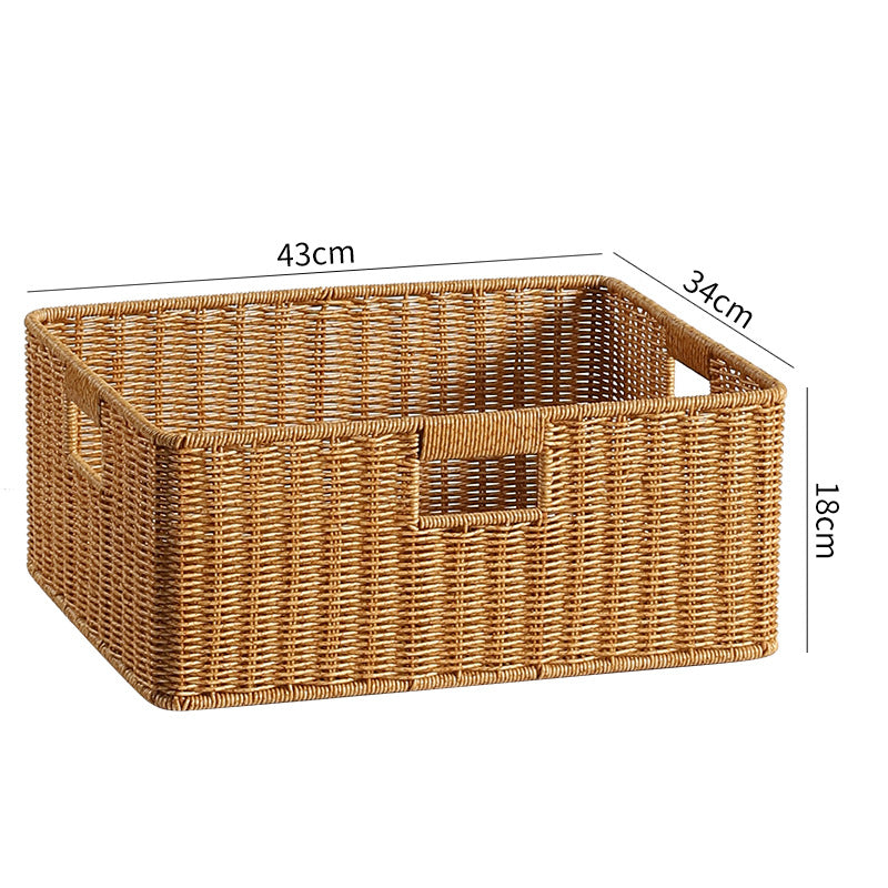 Handcrafted Wicker Storage Tray Kalsten