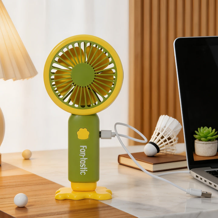 Women's Portable Mini Hand Fan with Flexible Design Kalsten