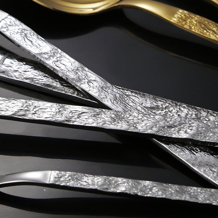 High-quality cutlery set with stylish, textured handle Kalsten