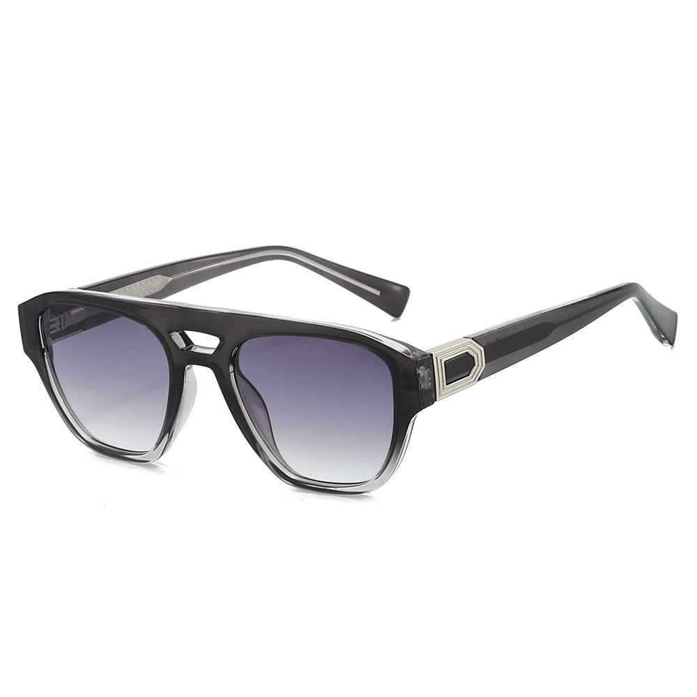 Ladies Designer Sunglasses with modern, angular frame and gradient Kalsten
