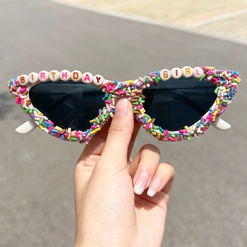 Fun-Themed Cat-Eye Sunglasses Kalsten