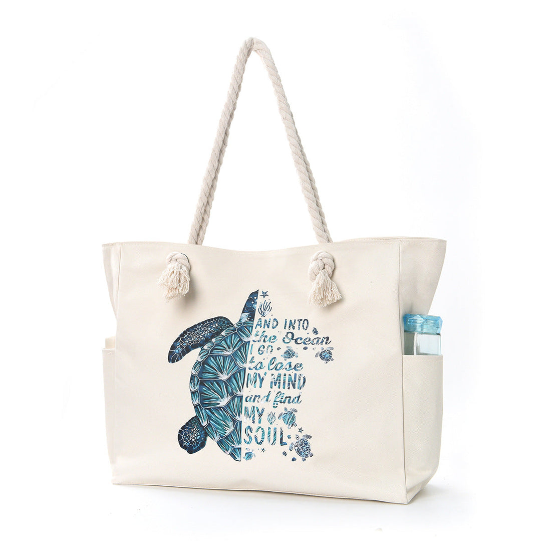 Beach bag with practical side pockets and robust design Kalsten