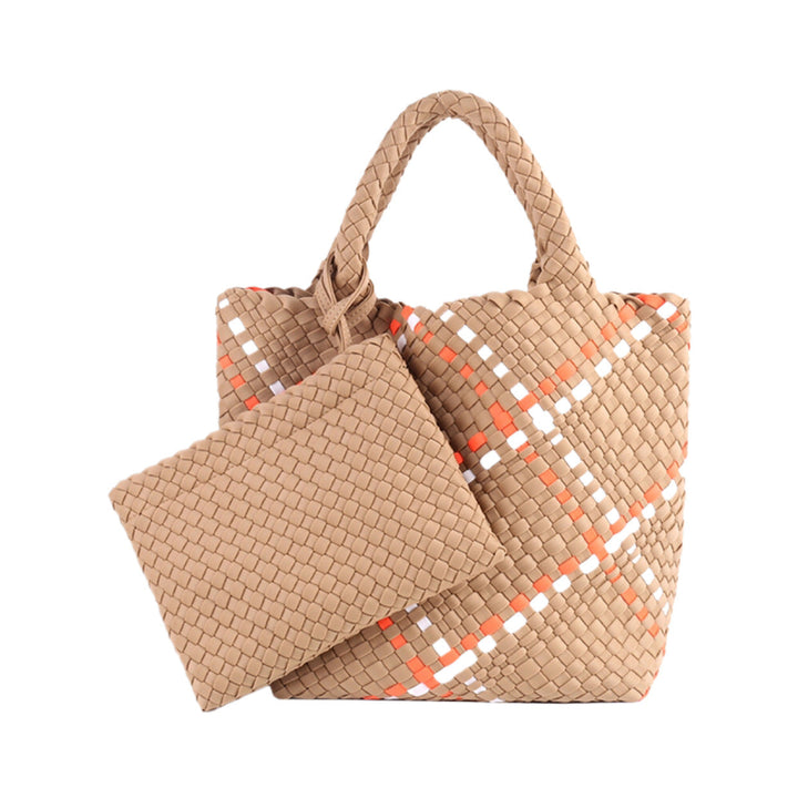 Braided Handbag with Removable Clutch Kalsten
