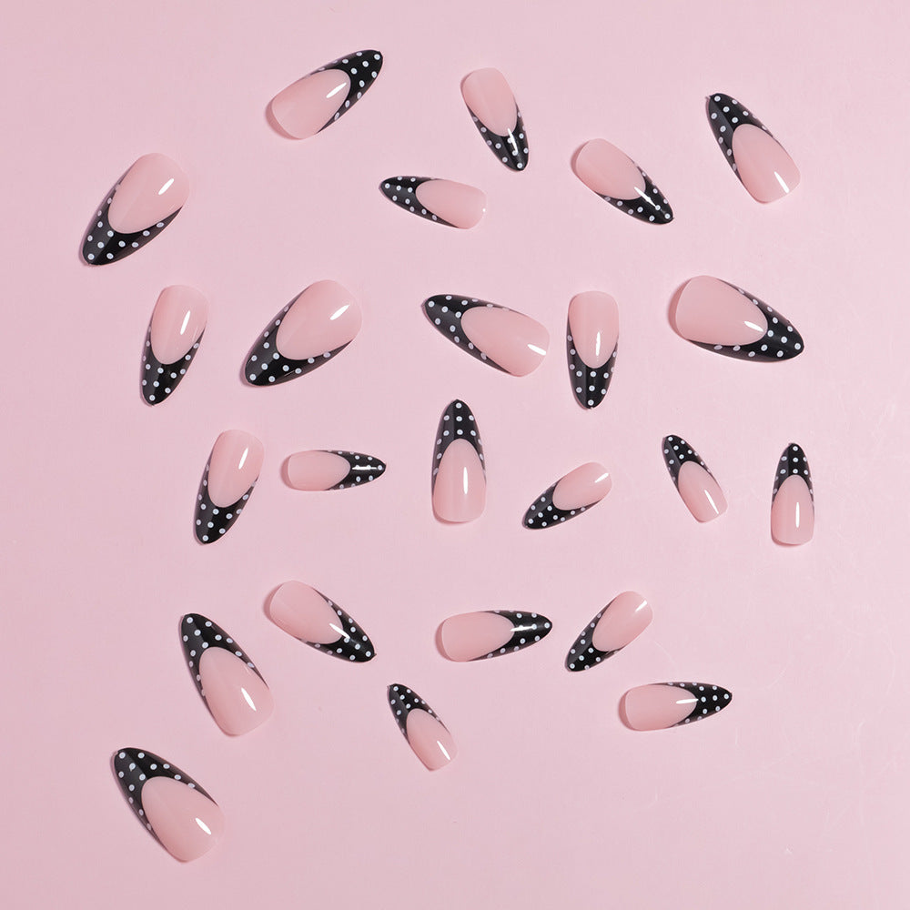 Artistic French Tip Press-On Nails Set Kalsten