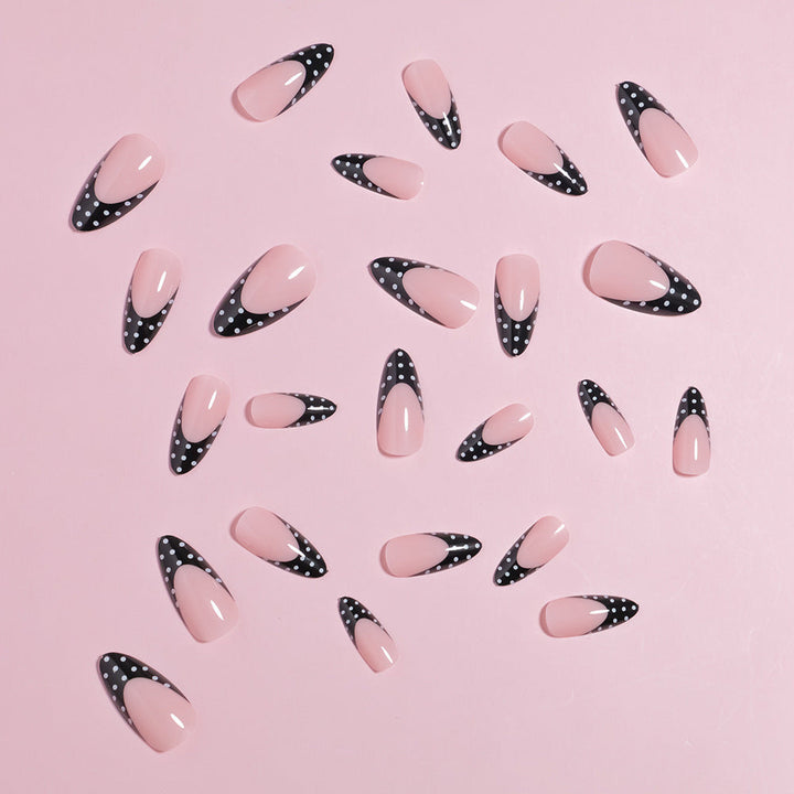 Artistic French Tip Press-On Nails Set Kalsten