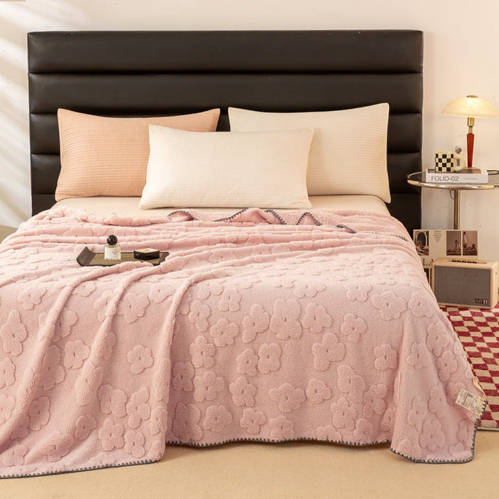 Ladies Cozy and Soft Blanket with Floral Pattern Kalsten