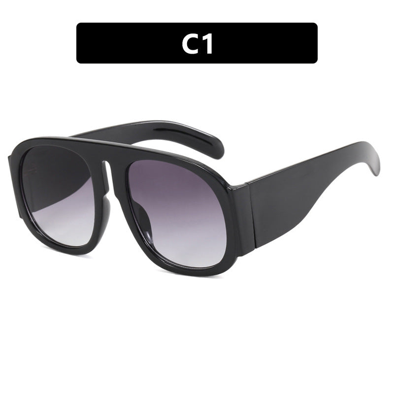 Women's trendy oversized sunglasses with fashionable gradient Kalsten