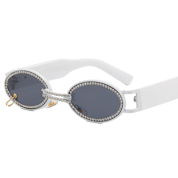 Women extravagant fashionable sunglasses with rhinestone-adorned frame Kalsten