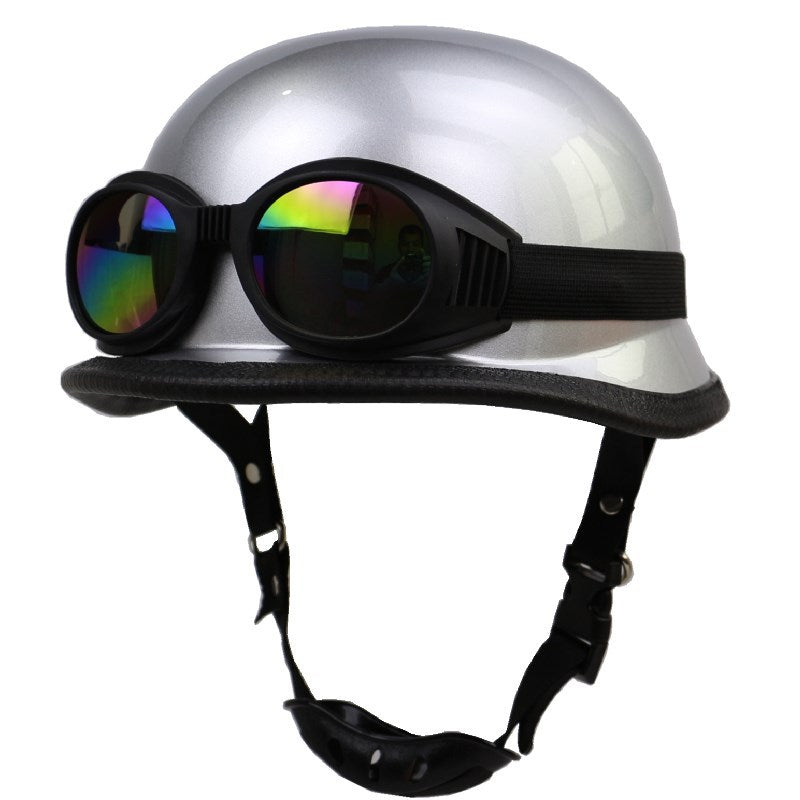 Retro Half-Helmet Motorcycle Protection with Goggles Kalsten