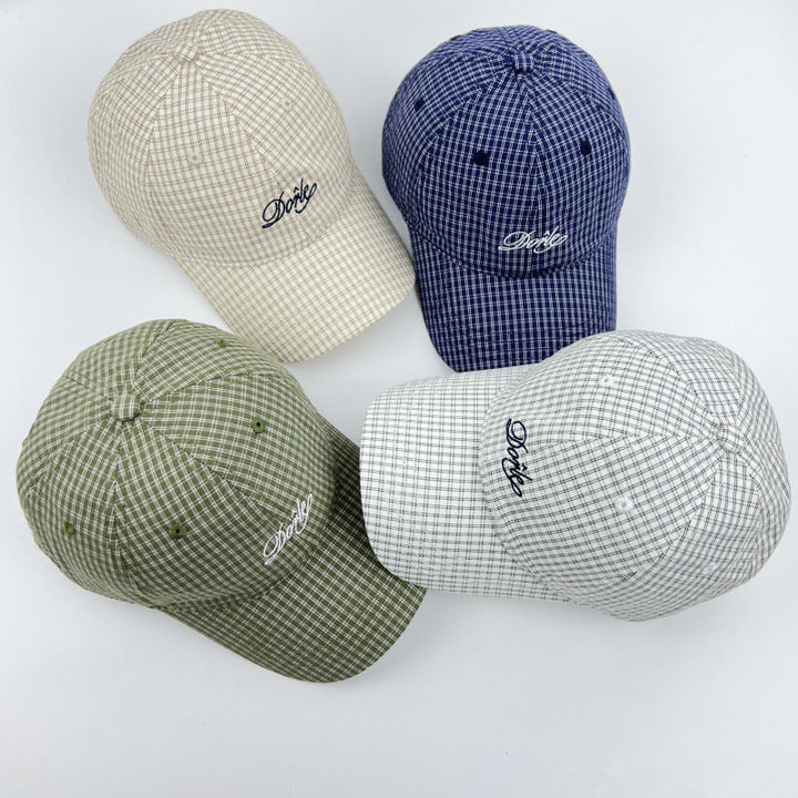 Women's Structured Plaid Baseball Cap Kalsten