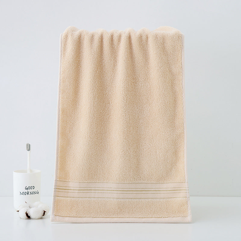High-Quality Terry Bath Towel With Elegant Stripe Border Kalsten
