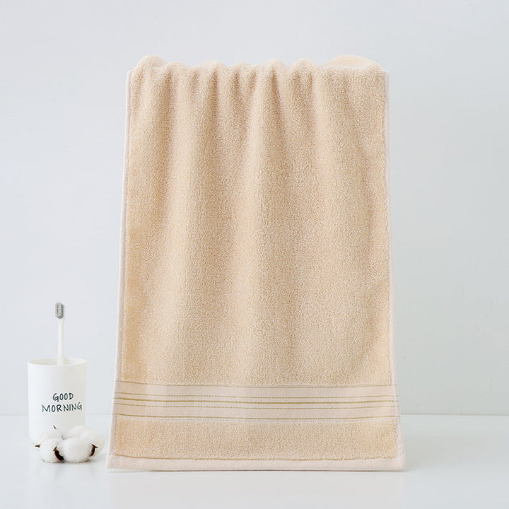 High-Quality Terry Bath Towel With Elegant Stripe Border Kalsten