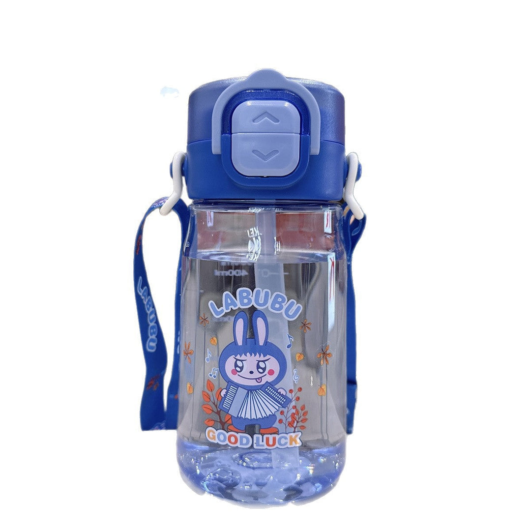 Women's Child-Safe Water Bottle with Practical Silicone Strap Kalsten