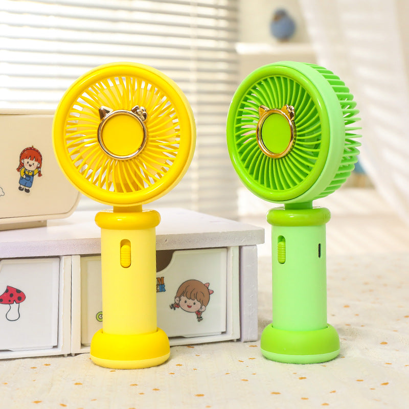 Women's Portable Hand Fan with Cute Animal Design Kalsten