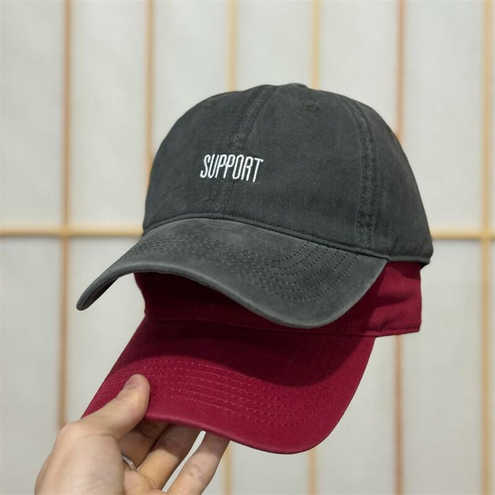 Men's Supportive Embroidered Cotton Baseball Cap Kalsten