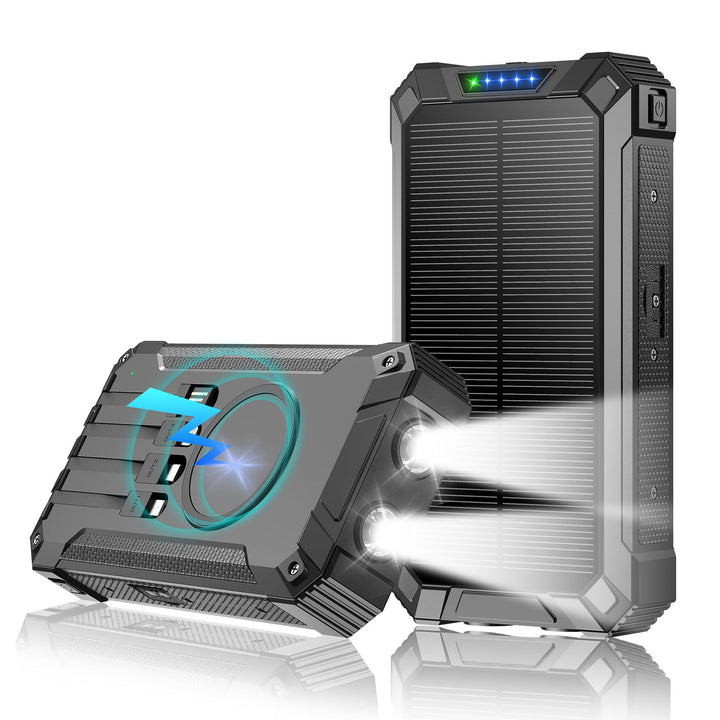 Solar and fast charging power bank with LED flashlight Kalsten