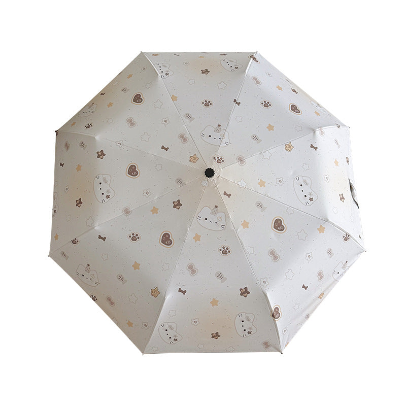Women's Compact Umbrella with Charming Animal Design Kalsten