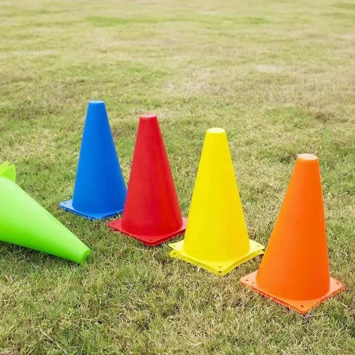 multi-piece flat-base training marker cones for soccer agility drills Kalsten