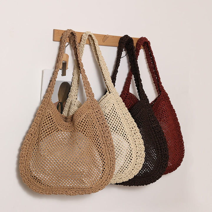 Hand-knotted net tote bag Kalsten