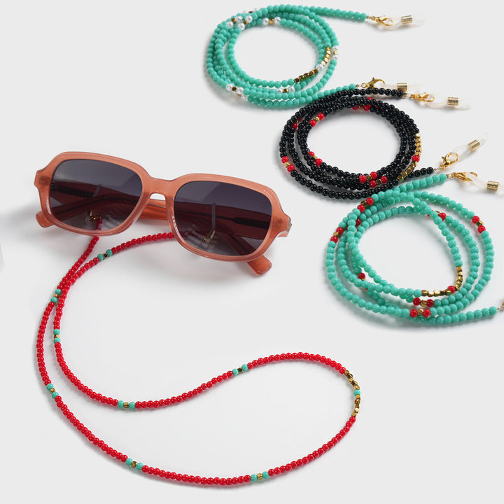 Multi-Strand Beaded Eyewear Chain Kalsten