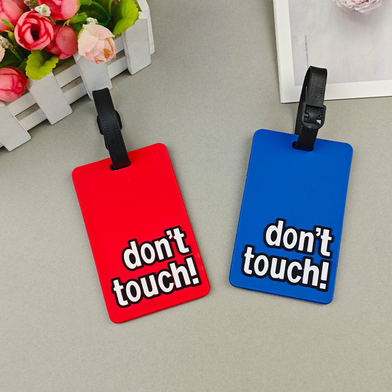 Unisex Luggage Tag with Eye-Catching Warning Message Kalsten