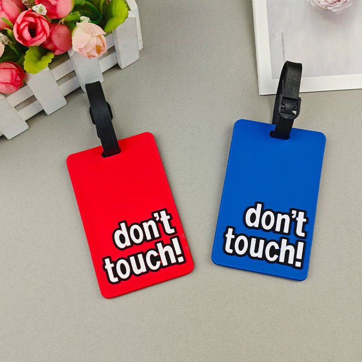 Unisex Luggage Tag with Eye-Catching Warning Message Kalsten