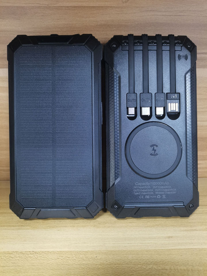 Power bank with solar-powered quick charger Kalsten