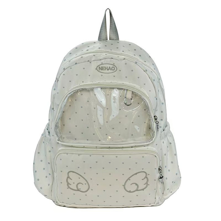 Transparent Front Pocket Backpack Kalsten