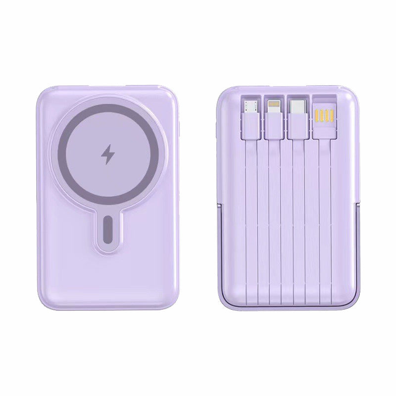 Portable Power Bank with Integrated Cable Compartment by Kalsten