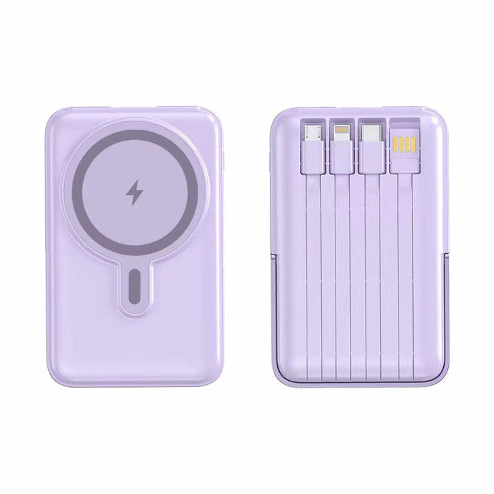 Portable Power Bank with Integrated Cable Compartment by Kalsten