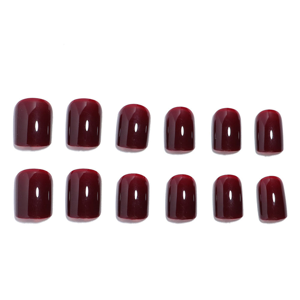 Glossy Press-On Nail Set with Elegant Shape Kalsten