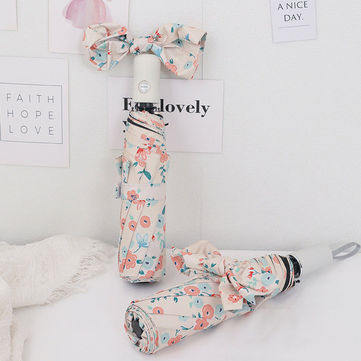 Ladies Automatic Umbrella with Colorful Floral Design Kalsten