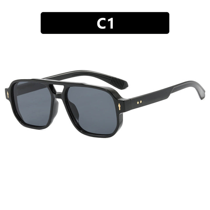 Women's trendy square sunglasses with luxurious details Kalsten