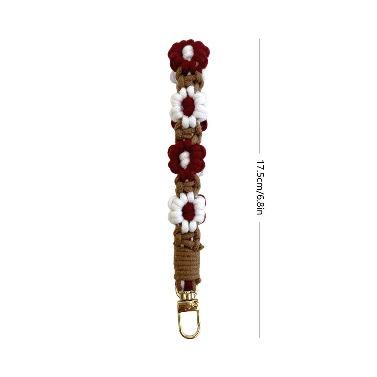 Floral Macrame Keychain Holder Acalora 1788942629