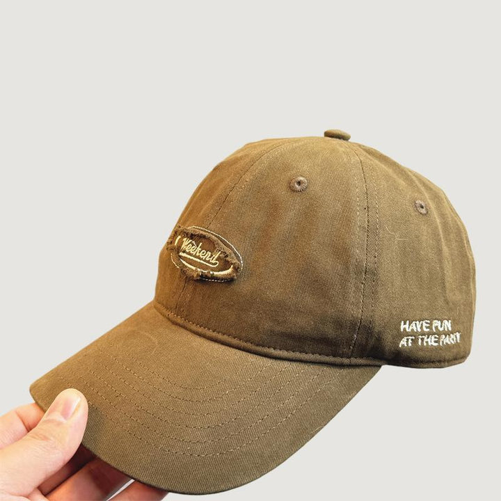 Men's Casual Distressed Embroidered Baseball Cap Kalsten