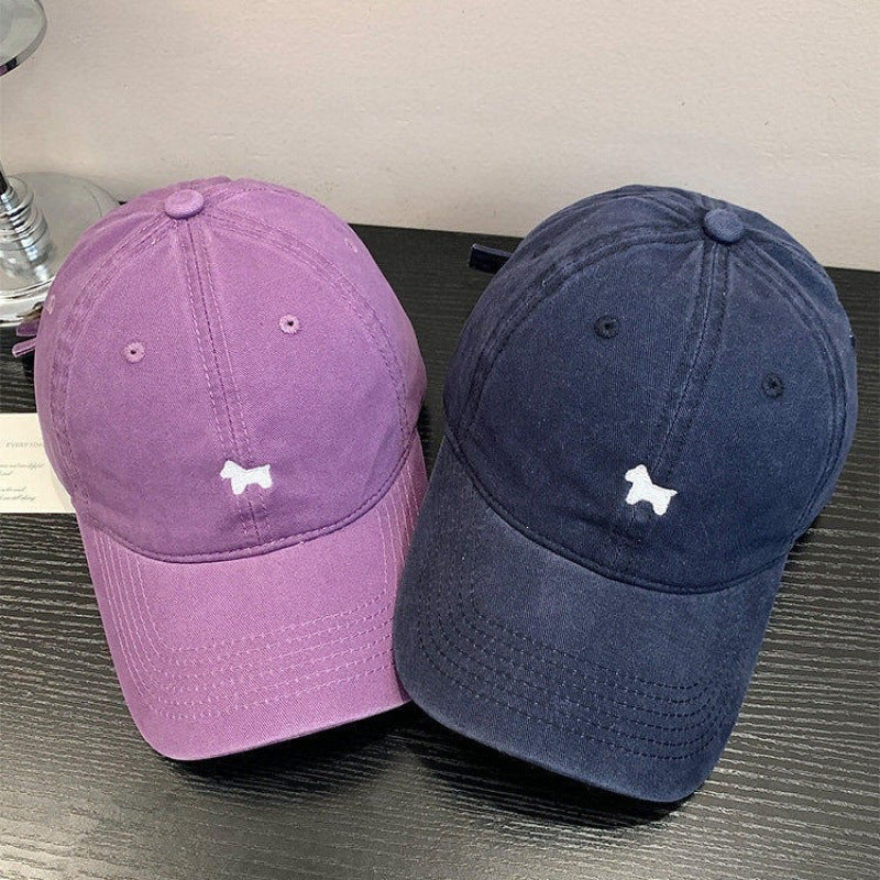 Women's Casual Embroidered Dog Cap Kalsten