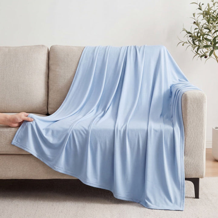 Unisex nan thermoregulating cashmere look cuddly blanket made of microfiber extra large Kalsten